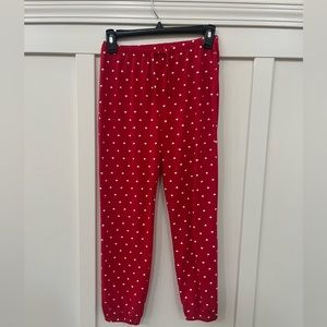 Gap Kids Heart PJ Bottoms sz 12